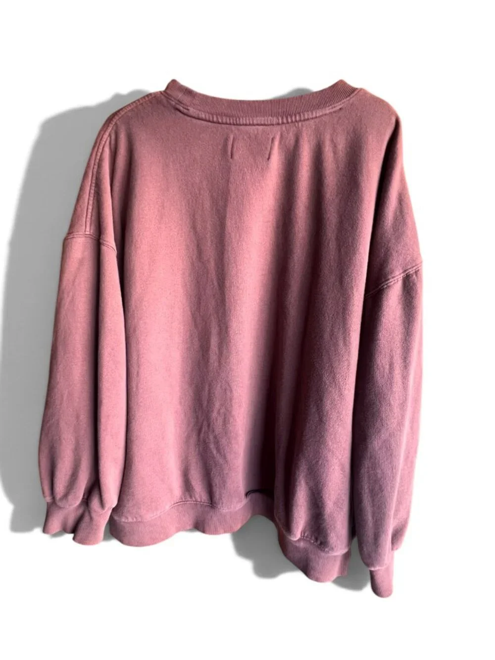 Navy SoComfy Brown Crewneck Tunic Length Sweatshirt Size L
